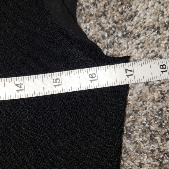 Lillie Rubin| Vintage Fitted Blouse with Sheer Sleeves - Picture 4 of 5